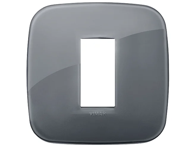 VIMAR Vimar 19671.61 Placca Round 1M Reflex grigio fumè