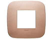 VIMAR Vimar 19672.11 Placca Round 2M rame spazzolato
