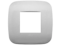 VIMAR Vimar 19672.23 Placca Round 2M argento matt