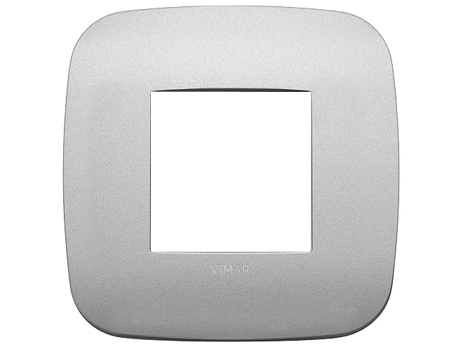 VIMAR Vimar 19672.23 Placca Round 2M argento matt