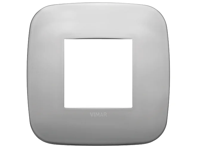 VIMAR Vimar 19672.30 Placca Round 2M nichel matt