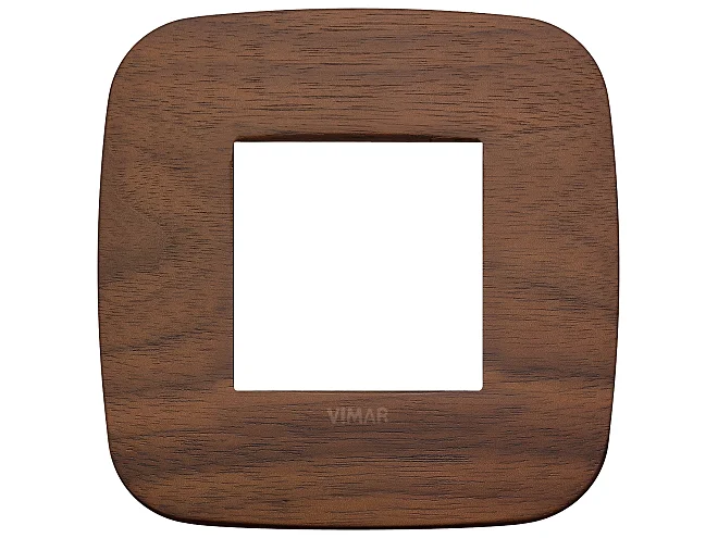VIMAR Vimar 19672.51 Placca Round 2M noce