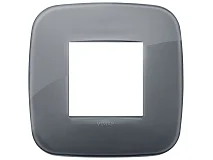 VIMAR Vimar 19672.61 Placca Round 2M Reflex grigio fumè