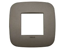 VIMAR Vimar 19672.80 Placca Round 2M Metal