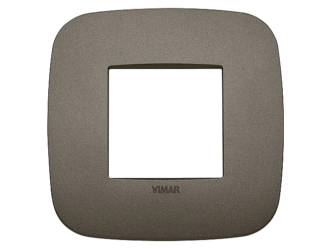VIMAR Vimar 19672.80 Placca Round 2M Metal
