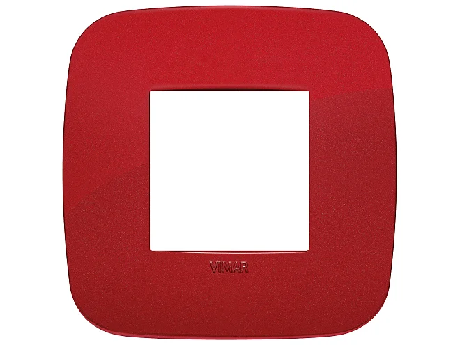 VIMAR Vimar 19672.85 Placca Round 2M rosso