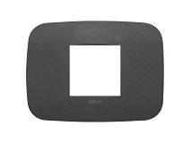 VIMAR Vimar 19682.21 Placca Round 2M centrali grafite matt