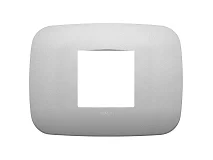 VIMAR Vimar 19682.23 Placca Round 2M centrali argento matt