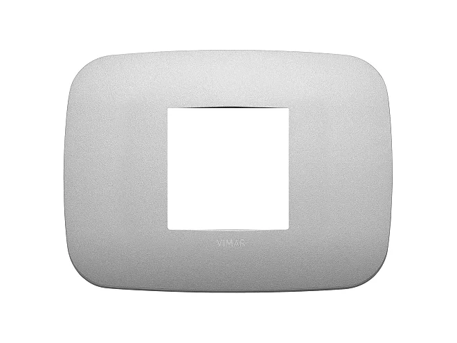 VIMAR Vimar 19682.23 Placca Round 2M centrali argento matt