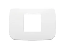 VIMAR Vimar 19682.26 Placca Round 2M centrali polar matt