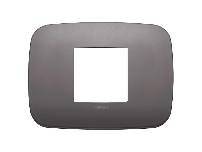 VIMAR Vimar 19682.29 Placca Round 2M centrali nichel dark