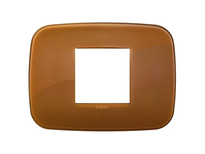 VIMAR Vimar 19682.62 Placca Round 2M centrali Reflex caramel