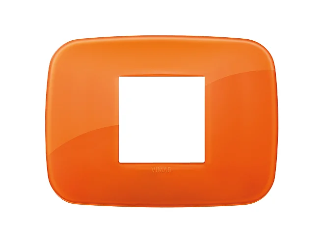 VIMAR Vimar 19682.63 Placca Round 2M centrali Reflex orange