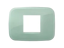 VIMAR Vimar 19682.65 Placca Round 2M centrali Reflex salvia
