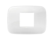 VIMAR Vimar 19682.66 Placca Round 2M centrali Reflex ghiaccio