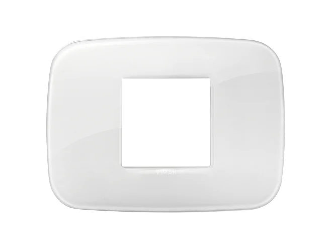 VIMAR Vimar 19682.66 Placca Round 2M centrali Reflex ghiaccio