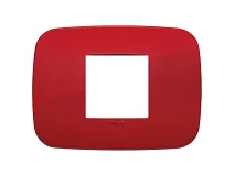 VIMAR Vimar 19682.85 Placca Round 2M centrali rosso