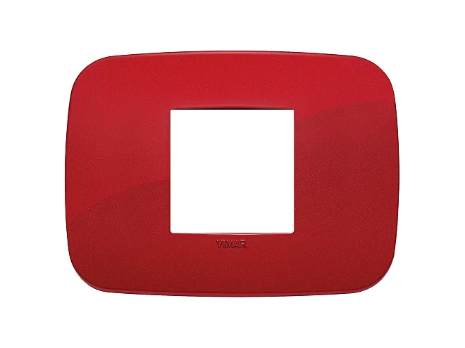VIMAR Vimar 19682.85 Placca Round 2M centrali rosso