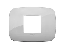 VIMAR Vimar 19682.89 Placca Round 2M centrali silver
