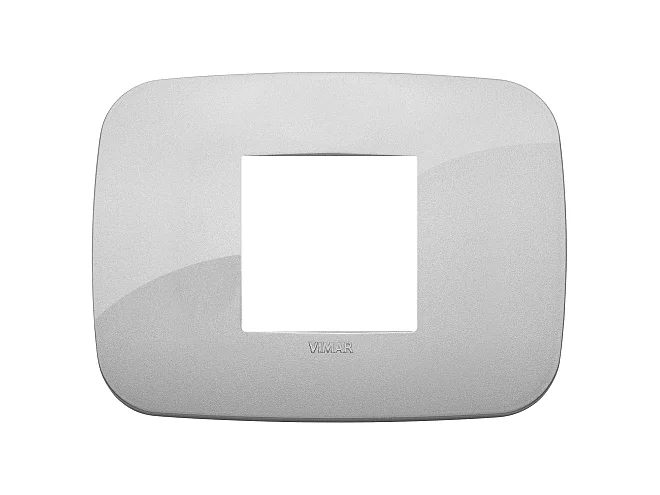 VIMAR Vimar 19682.89 Placca Round 2M centrali silver