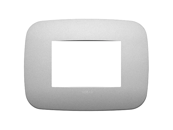 VIMAR Vimar 19683.23 Placca Round 3M argento matt