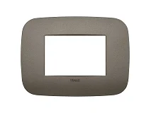 VIMAR Vimar 19683.80 Placca Round 3M Metal