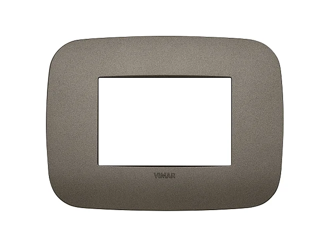 VIMAR Vimar 19683.80 Placca Round 3M Metal