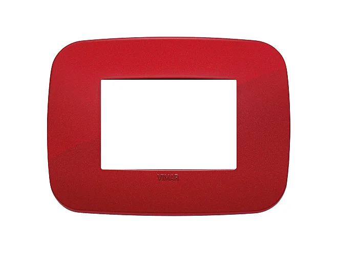 VIMAR Vimar 19683.85 Placca Round 3M rosso