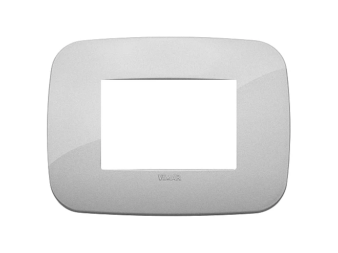 VIMAR Vimar 19683.89 Placca Round 3M silver