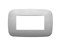 VIMAR Vimar 19684.30 Placca Round 4M nichel matt