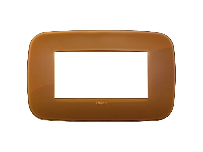 VIMAR Vimar 19684.62 Placca Round 4M Reflex caramel