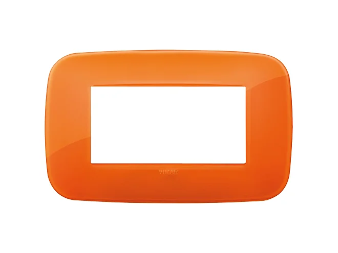 VIMAR Vimar 19684.63 Placca Round 4M Reflex orange