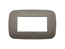 VIMAR Vimar 19684.80 Placca Round 4M Metal