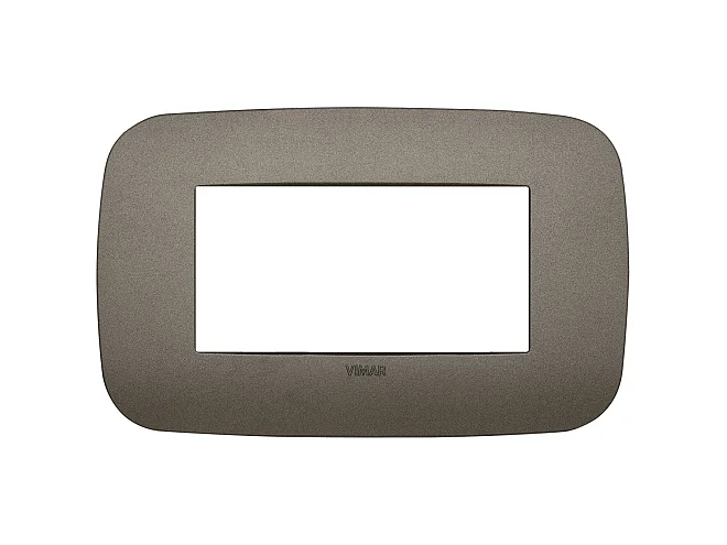 VIMAR Vimar 19684.80 Placca Round 4M Metal