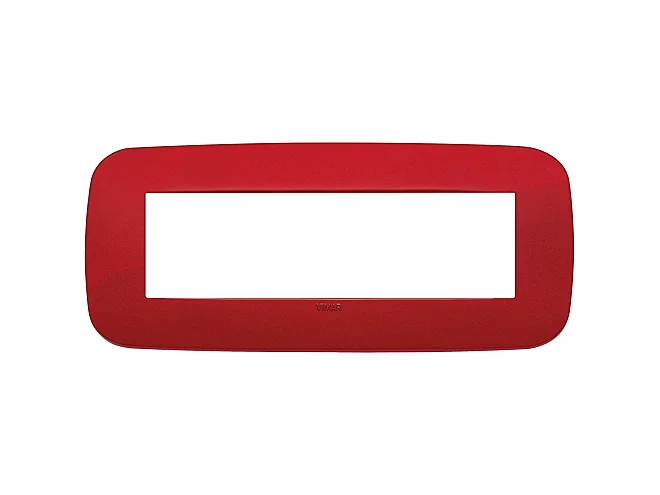 VIMAR Vimar 19687.85 Placca Round 7M rosso