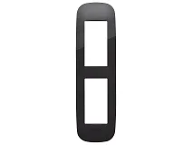VIMAR Vimar 19697.81 Placca Round 2MP nero