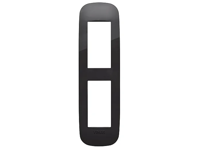 VIMAR Vimar 19697.81 Placca Round 2MP nero