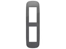 VIMAR Vimar 19697.82 Placca Round 2MP grigio
