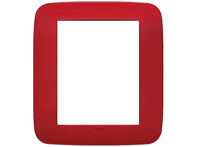 VIMAR Vimar 19698.85 Placca Round 8M rosso