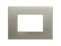 VIMAR Vimar 19953.08 Placca Arkè fit 3M acciaio spazzolato
