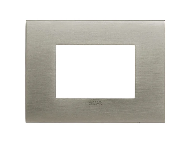 VIMAR Vimar 19953.08 Placca Arkè fit 3M acciaio spazzolato