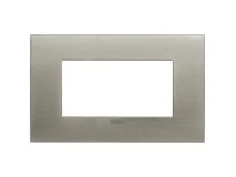 VIMAR Vimar 19954.08 Placca fit 4M acciaio spazzolato