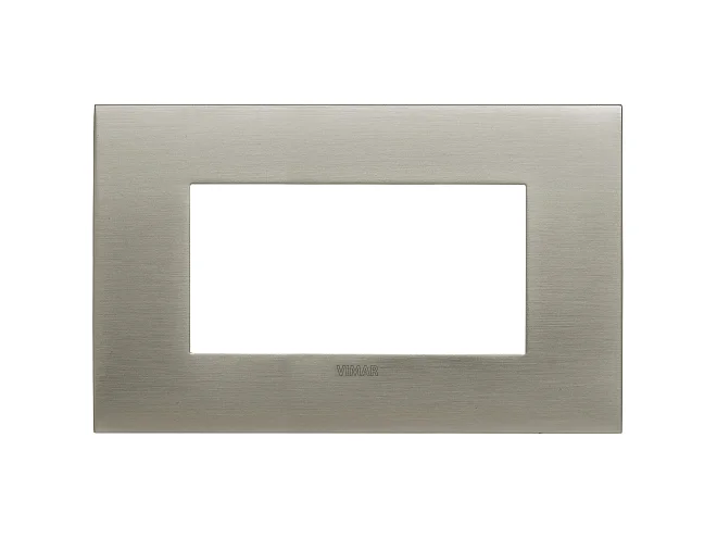 VIMAR Vimar 19954.08 Placca fit 4M acciaio spazzolato