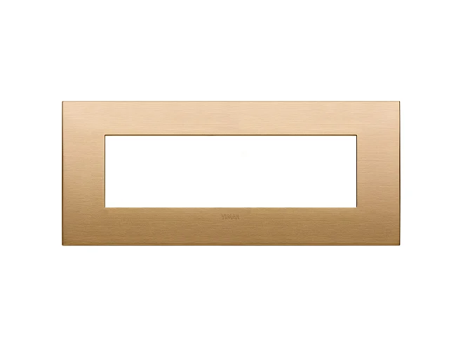 VIMAR Vimar 19957.12.01 Placca fit 7M ottone spazzolato