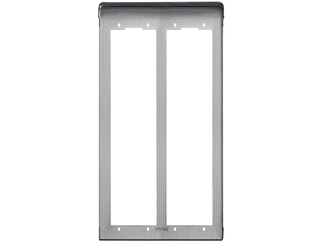 VIMAR Vimar 1P32 Cornice per 2 placche 3M acciaio