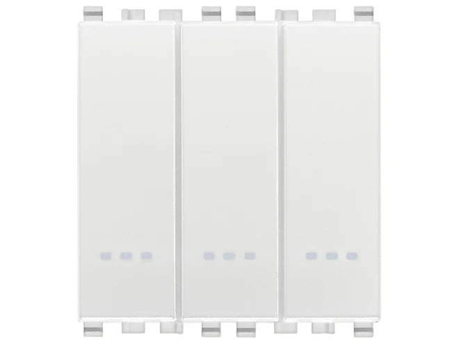 VIMAR Vimar 20003.B Tre interruttori 1P 20AX bianco