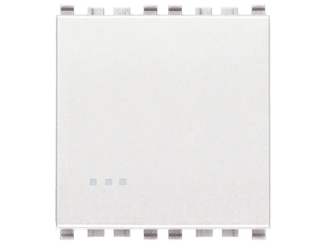 VIMAR Vimar 20008.2.B Pulsante 1P NO 10A 2M bianco