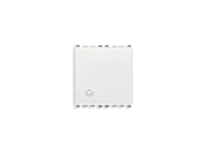 VIMAR Vimar 20008.2.L.B Pulsante 1P NO 10A luce 2M bianco