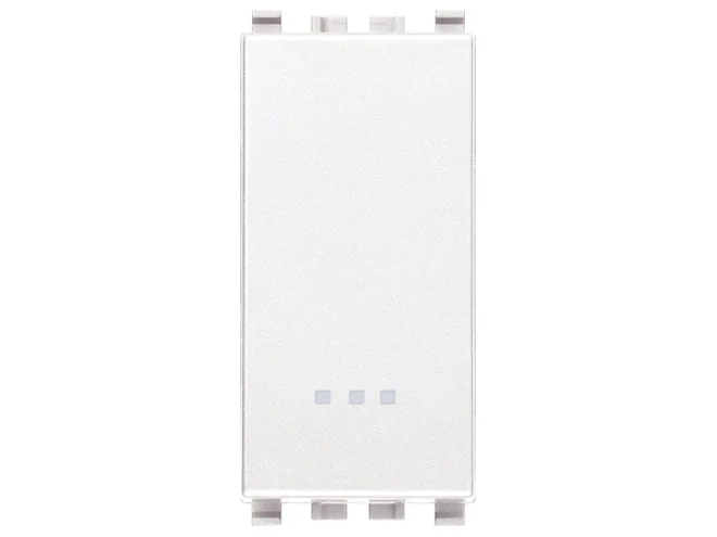 VIMAR Vimar 20008.B Pulsante 1P NO 10A bianco