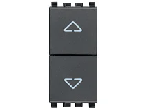 VIMAR Vimar 20062 Due pulsanti interblocc.NO+NO 10A grigio